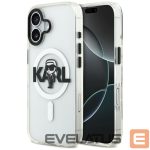 Kitos prekės Karl Lagerfeld  Karl Lagerfeld IML Karl Sketch Logo MagSafe Case for iPhone 17 - Transparent 