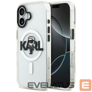 Kitos prekės Karl Lagerfeld  Karl Lagerfeld IML Karl Sketch Logo MagSafe Case for iPhone 17 - Transparent 