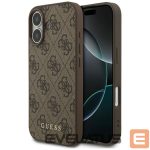 Kitos prekės Guess  Guess 4G Classic Case for iPhone 17 - Brown 