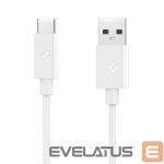Kitos prekės Spigen  Spigen EB6010AC USB-A / USB-C 60W Cable 100 cm - White 