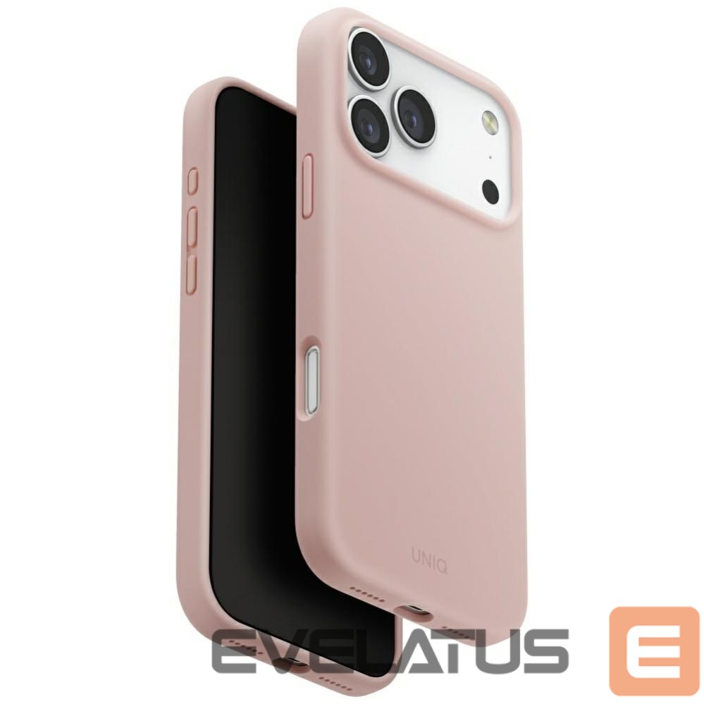 Kitos prekės UNIQ Uniq Lino iPhone 17 Pro Max Magclick Charging Case - Pink