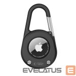 Kitos prekės Tech-Protect  Tech-Protect Slidelock Carabiner Keychain Case for Apple AirTag 1/2 - Black 