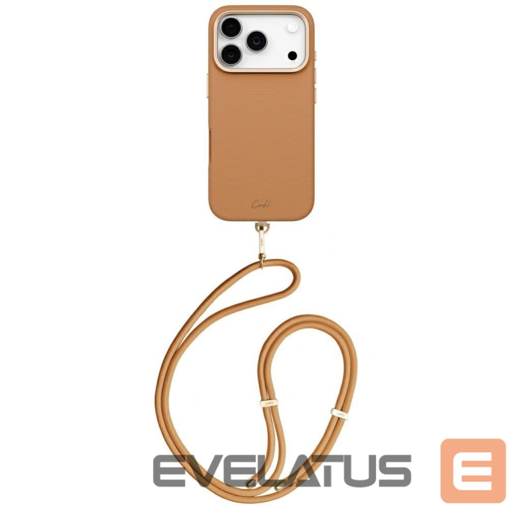 Kitos prekės UNIQ Uniq Coehl Mirelle Case for iPhone 17 Pro Magnetic Charging - Brown