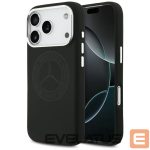 Kitos prekės Mercedes-Benz  Mercedes Silicone Vintage Logo MagSafe Case for iPhone 17 Pro - Black 