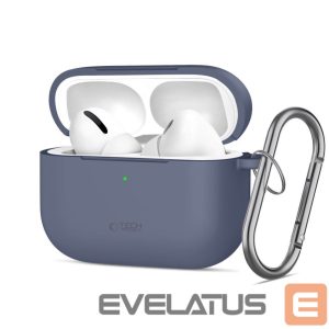 Kitos prekės Tech-Protect  Tech-Protect Silicone Hook Case for AirPods Pro - Blue 