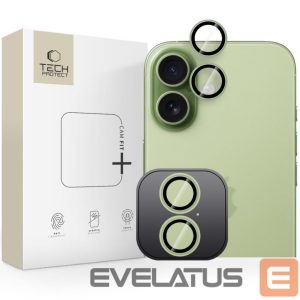 Kitos prekės Tech-Protect  Tech-Protect Camring Fit+ Camera Cover for iPhone 17 - Green 