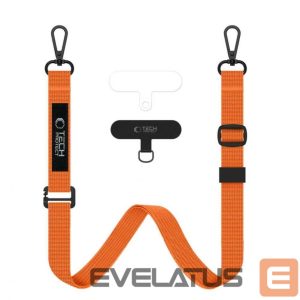 Kitos prekės Tech-Protect  Tech-Protect C6S Rope Crossbody Leash - Orange 