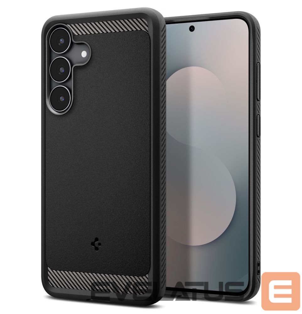 Kitos prekės Spigen Spigen Rugged Armor Case for Samsung Galaxy S25 FE - Matte Black