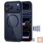 Kitos prekės Tech-Protect  Tech-Protect Magpeak Magsafe CC Case for iPhone 17 Pro Max - Clear Navy Blue 