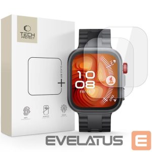 Kitos prekės Tech-Protect  Tech-Protect Glass Fit+ 2-pack tempered glass for Huawei Watch Fit 4 Pro - transparent 