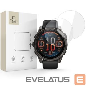 Kitos prekės Tech-Protect  Tech-Protect Glass Fit+ 2-pack tempered glass for Garmin Fenix 8 47mm - clear 