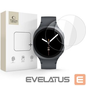 Kitos prekės Tech-Protect  Tech-Protect Glass Fit+ 2-pack tempered glass for Samsung Galaxy Watch 8 44 mm - transparent 