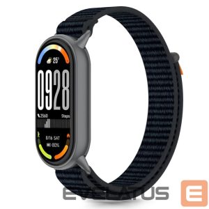 Kitos prekės Tech-Protect  Tech-Protect Nylon Pro Strap for Xiaomi Smart Band 8/9/10/NFC - Black and Orange 