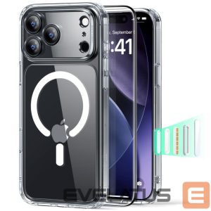 Kitos prekės ESR  ESR Classic Hybrid MagSafe + Tempered Glass Set for iPhone 17 Pro Max - Clear 