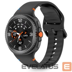 Kitos prekės Tech-Protect  Tech-Protect Silicone Strap for Samsung Galaxy Watch 40/44/46 mm - Black 