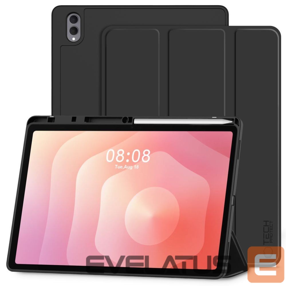Kitos prekės Tech-Protect Tech-Protect SC Pen Case for Samsung Galaxy Tab S8 Ultra / S9 Ultra / S10 Ultra / S11 Ultra 14.6 - Black