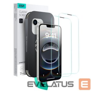 Kitos prekės ESR  ESR UltraFit Tempered Glass 2-pack case for iPhone 13 / 13 Pro / 14 / 16e / 17e 