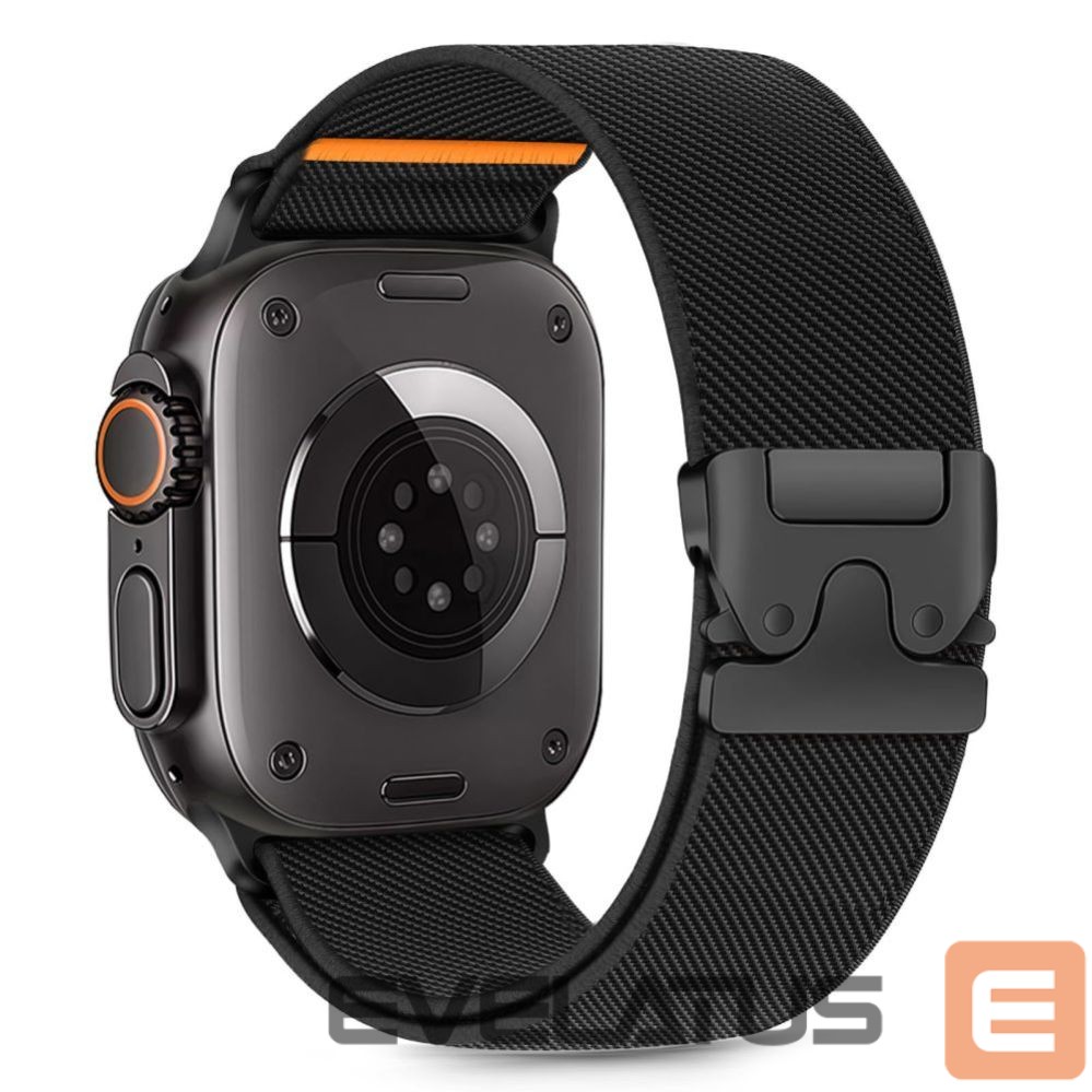 Kitos prekės Tech-Protect Tech-Protect Nylon Clasp for Apple Watch 44 / 45 / 46 / 49 mm - Black