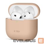 Kitos prekės Tech-Protect  Tech-Protect Silicone Case for Apple AirPods 4 - Beige 