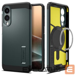 Kitos prekės Spigen  Spigen Tough Armor MagSafe Case for Samsung Galaxy S25 Edge - Green/Black 