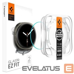 Kitos prekės Spigen  Spigen Glas.TR ”Ez-Fit” Tempered Glass for Samsung Galaxy Watch 8 44mm - Transparent 