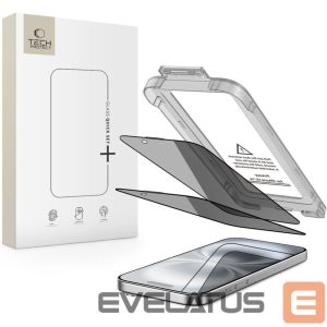 Kitos prekės Tech-Protect  Tech-Protect Quick Set Spy+ Privacy Glass 2-pack for iPhone 15 / 16 