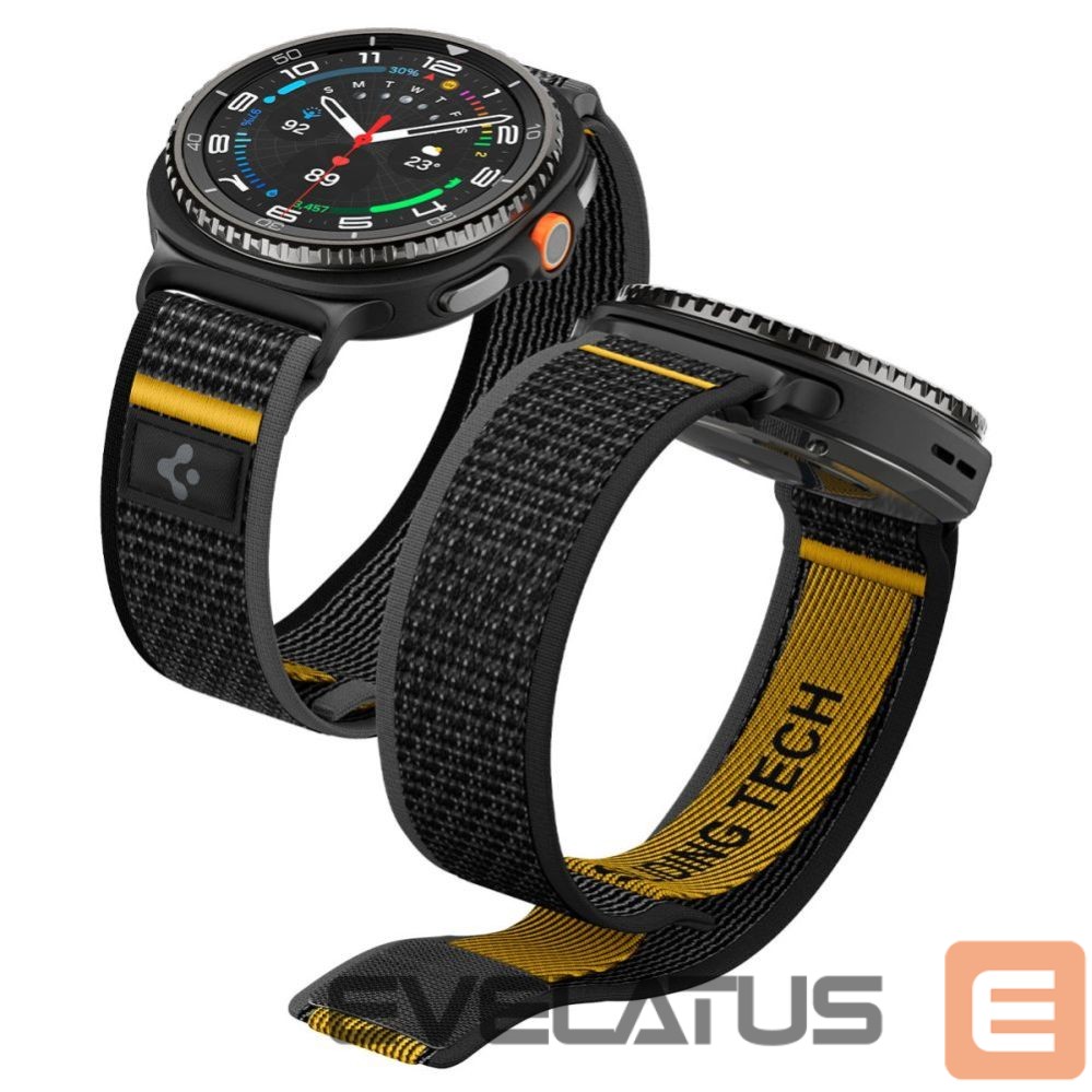 Kitos prekės Spigen Spigen Athlex Air Strap for Samsung Galaxy Watch 40/44/46mm - Black and Yellow