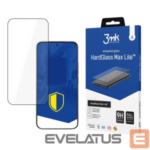 Kitos prekės 3MK  3mk HardGlass Max Lite Black Tempered Glass for Xiaomi 15T 5G 