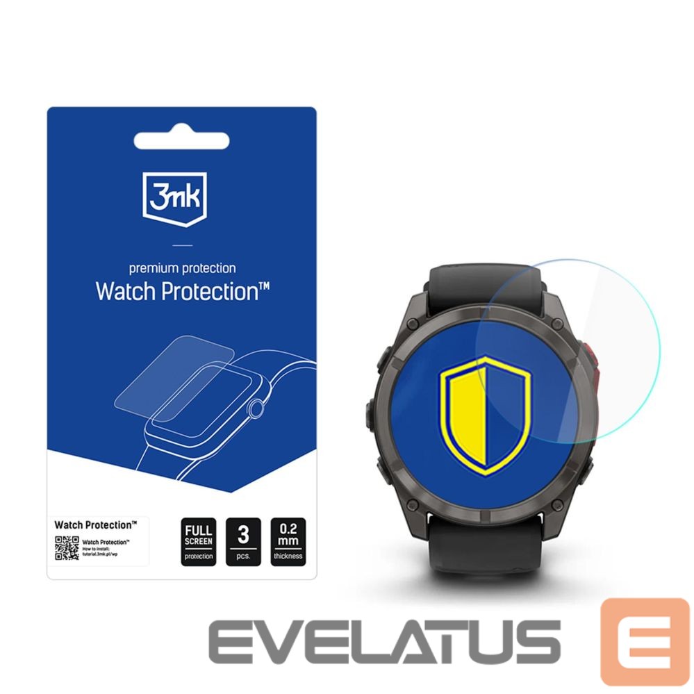 Kitos prekės 3MK 3mk Watch Protection ARC Smartwatch Screen Protector for Garmin Fenix 8 Pro 51 mm (Amoled, MicroLED)