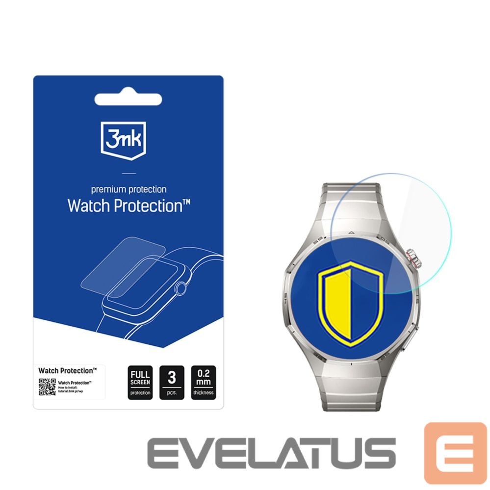 Kitos prekės 3MK 3mk Watch Protection FlexibleGlass hybrid glass for the smartwatch display for Huawei Watch GT 6 Pro 46 mm