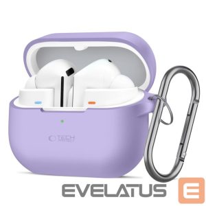 Kitos prekės Tech-Protect  Tech-Protect Silicone Hook Case for Samsung Galaxy Buds 3 / 3 FE / 3 Pro - Purple 