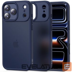 Kitos prekės Tech-Protect  Tech-Protect MagMat Case for iPhone 17 Pro - Matte Navy Blue 