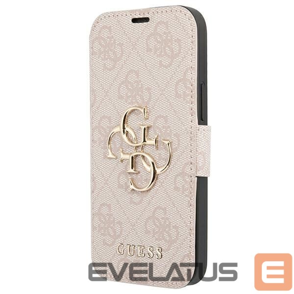 Kitos prekės Guess Guess GUBKP13X4GMGPI iPhone 13 Pro Max 6.7" pink/pink book 4G Big Metal Logo