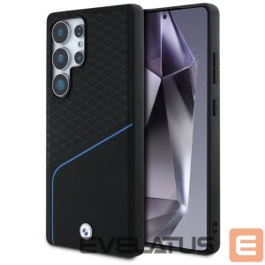 Kitos prekės BMW  BMW Leather Textured and Smooth MagSafe case for Samsung Galaxy S25 Ultra - black 
