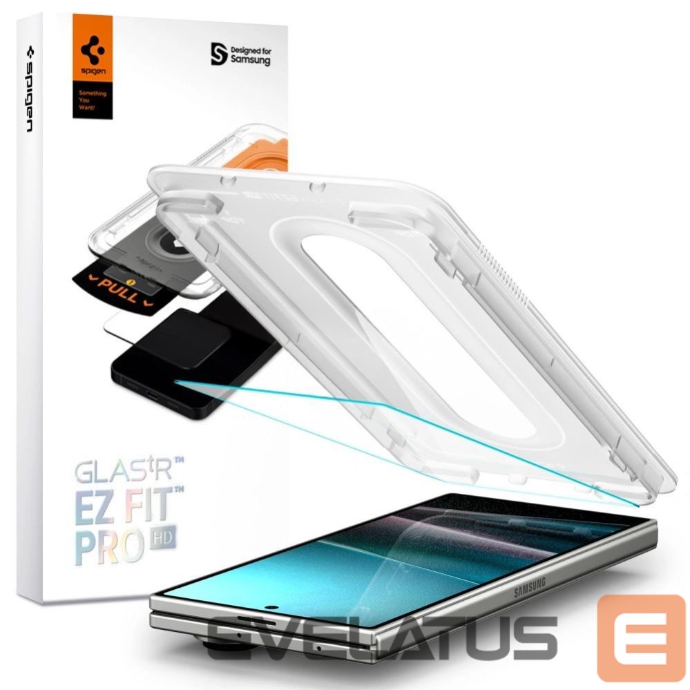 Kitos prekės Spigen Spigen Glas.TR EZ Fit Pro HD Tempered Glass for Samsung Galaxy Z Fold 7 - Transparent