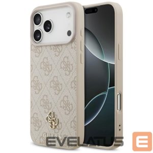Kitos prekės Guess  Guess 4G Small 4G and Classic MagSafe case for iPhone 17 Pro Max - pink 