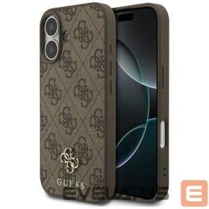 Kitos prekės Guess  Guess 4G Small Classic Logo MagSafe Case for iPhone 17 - Brown 