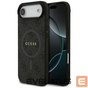 Kitos prekės Guess  Guess 4G Ring Classic Logo MagSafe case for iPhone 17 Air - black 