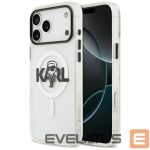 Kitos prekės Karl Lagerfeld  Karl Lagerfeld IML Karl Sketch Logo MagSafe Case for iPhone 17 Pro Max - Transparent 