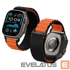 Kitos prekės Spigen  Spigen WBF1 Strap for Apple Watch 44 / 45 / 46 / 49 mm - Black and Orange 
