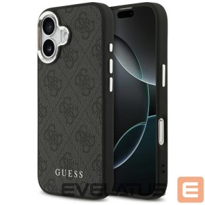 Kitos prekės Guess  Guess 4G Classic Logo MagSafe case for iPhone 17 - brown Black