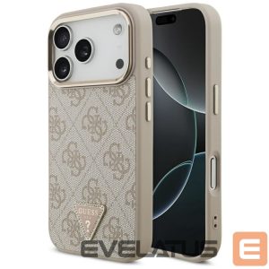 Kitos prekės Guess  Guess 4G Triangle Logo MagSafe Case for iPhone 17 Pro - Rose Gold 