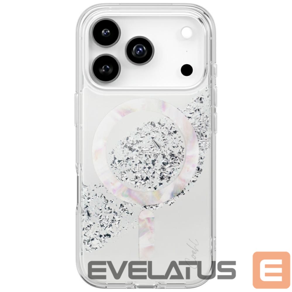 Kitos prekės UNIQ Uniq Coehl Crystelle Magnetic Charging case for iPhone 17 Pro - silver
