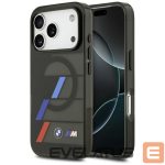 Kitos prekės BMW  BMW M IML Metal Buttons Tricolor Lines MagSafe Case for iPhone 17 Pro - Black 