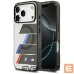 Kitos prekės BMW  BMW M IML Metal Buttons Tricolor Lines MagSafe Case for iPhone 17 Pro Max - Gray 