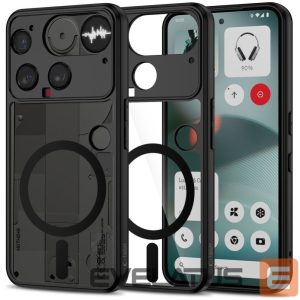 Kitos prekės Tech-Protect  Tech-Protect MagMat MagSafe Case for Nothing Phone 3 - Black and Clear 