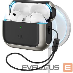 Kitos prekės ESR  ESR Orbit HaloLock MagSafe Case for AirPods Pro 3 - Gray & Black 
