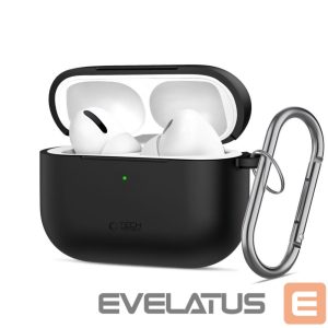 Kitos prekės Tech-Protect  Tech-Protect Silicone Hook Case for AirPods Pro 3 - Black 
