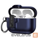 Kitos prekės Tech-Protect  Tech-Protect Slim Hook Case for AirPods Pro 3 - Navy Blue 
