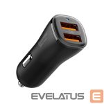 Kitos prekės Spigen  Spigen Essential EV302 30W 2-Port USB-A Car Charger - Black 
